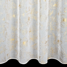 FIRANA GOTOWA BELLE 140 X 250 CM BIAŁY