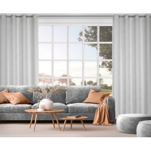 ZASŁONA GOTOWA ALETA 135 X 250 CM SREBRNY