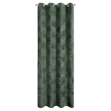 ZASŁONA GOTOWA ALETA 135 X 250 CM CIEMNOZIELONY