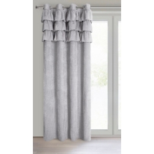 ZASŁONA GOTOWA AGIS 2 140 X 250 CM SREBRNY