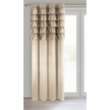 ZASŁONA GOTOWA AURA 140 X 250 CM CIEMNOBEŻOWY