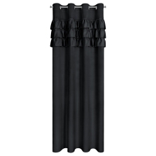 ZASŁONA GOTOWA SAMI 140 X 250 CM CZARNY