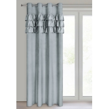 ZASŁONA GOTOWA SAMI 140 X 250 CM SREBRNY