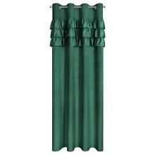 ZASŁONA GOTOWA SAMI 140 X 250 CM CIEMNOZIELONY