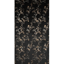 ZASŁONA GOTOWA SELENA NA TAŚMIE 140 X 270 CM CZARNY