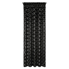 ZASŁONA GOTOWA MILI NA TAŚMIE 140 X 270 CM CZARNY
