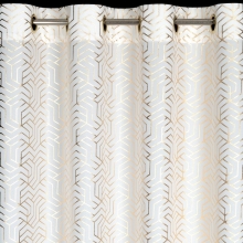 ZASŁONA GOTOWA SEMI 140 X 250 CM BIAŁY