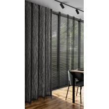 ZASŁONA GOTOWA AURORA 140 X 250 CM CZARNY