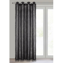 ZASŁONA GOTOWA AURORA 140 X 250 CM CZARNY