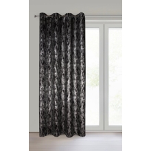 ZASŁONA GOTOWA ELISE 140 X 250 CM CZARNY