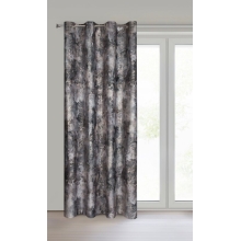 ZASŁONA GOTOWA ESTER 140 X 250 CM BRĄZOWY