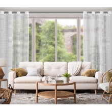 FIRANA GOTOWA CARMEN 140 X 250 CM BIAŁY