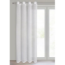 FIRANA GOTOWA CLARA 140 X 250 CM BIAŁY