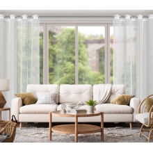 FIRANA GOTOWA CYNTIA 140 X 250 CM BIAŁY