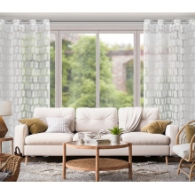 FIRANA GOTOWA ROZI 140 X 250 CM BIAŁY