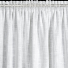 ZASŁONA GOTOWA ROSI 1 NA TAŚMIE 140 X 270 CM BIAŁY