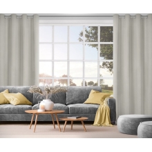 ZASŁONA GOTOWA NITA 140 X 250 CM CIEMNOBEŻOWY