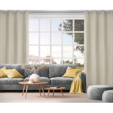 ZASŁONA GOTOWA NITA 140 X 250 CM BEŻOWY