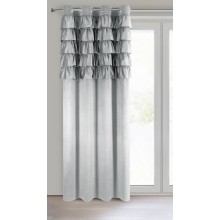ZASŁONA GOTOWA AURA 140 X 250 CM SREBRNY