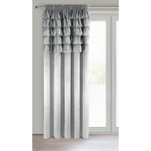 ZASŁONA GOTOWA AURA NA TAŚMIE 140 X 270 CM SREBRNY