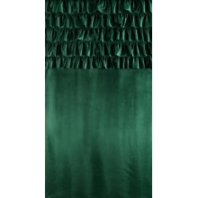 ZASŁONA GOTOWA AURA NA TAŚMIE 140 X 270 CM CIEMNOZIELONY