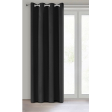 ZASŁONA GOTOWA LOGAN 135 X 250 CM CZARNY