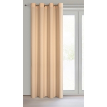 ZASŁONA GOTOWA RITA 140 X 250 CM CIEMNOKREMOWY