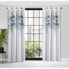 ZASŁONA GOTOWA D91 GRETA 140 X 250 CM BIAŁY