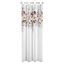 ZASŁONA GOTOWA D91 GRETA 140 X 250 CM BIAŁY