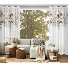 ZASŁONA GOTOWA D91 GRETA 140 X 250 CM BIAŁY