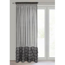 FIRANA GOTOWA CARLI NA TAŚMIE 140 X 250 CM CZARNY