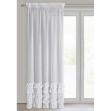 FIRANA GOTOWA CARLI NA TAŚMIE 140 X 270 CM BIAŁY