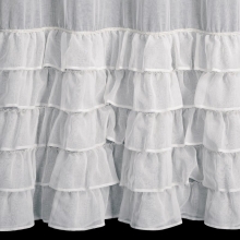 FIRANA GOTOWA CARLI NA TAŚMIE 140 X 270 CM BIAŁY