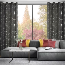ZASŁONA GOTOWA LANI 140 X 250 CM STALOWY