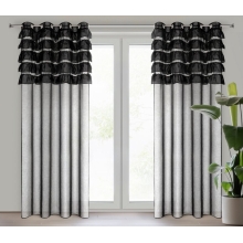 FIRANA GOTOWA AURA 140 X 250 CM CZARNY
