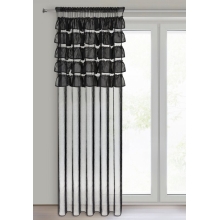 FIRANA GOTOWA AURA NA TAŚMIE 140 X 270 CM CZARNY