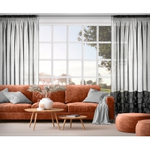 FIRANA GOTOWA DANI 1 NA TAŚMIE 140 X 250 CM CZARNY