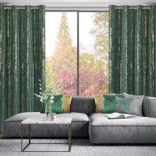 ZASŁONA GOTOWA LIBI 140 X 250 CM ZIELONY