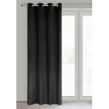 ZASŁONA GOTOWA ARIADNA 140 X 250 CM CZARNY