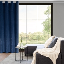 ZASŁONA GOTOWA ARIADNA 140 X 250 CM GRANATOWY