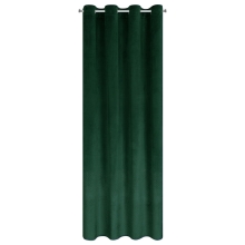 ZASŁONA GOTOWA ARIADNA 140 X 250 CM CIEMNOZIELONY