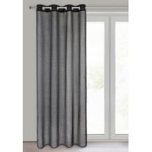 ZASŁONA GOTOWA AGIS 140 X 250 CM CZARNY