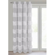 FIRANA GOTOWA MARGARET 140 X 250 CM SREBRNY