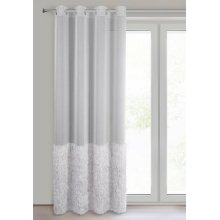 FIRANA GOTOWA MARGARET2 140 X 250 CM SREBRNY