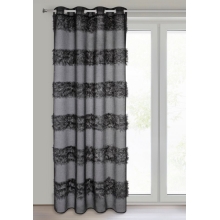 FIRANA GOTOWA MARGARET 140 X 250 CM CZARNY