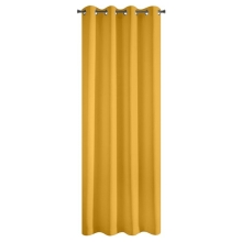 ZASŁONA GOTOWA RITA 140 X 250 CM MUSZTARDOWY