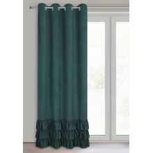 ZASŁONA GOTOWA MEGI 140 X 250 CM CIEMNOZIELONY