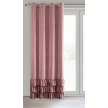 ZASŁONA GOTOWA MEGI 140 X 250 CM CIEMNORÓŻOWY