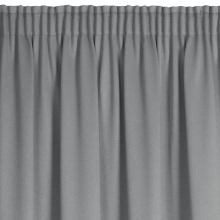 ZASŁONA GOTOWA CARLO NA TAŚMIE 130 X 300 CM SREBRNY