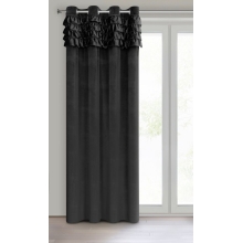 ZASŁONA GOTOWA ERIN 140 X 250 CM CZARNY